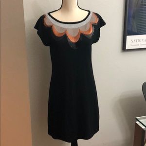 🧚🏽‍♀️Trina Turk black dress with sequin top